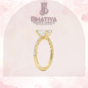 Diamant de laboratoire de 3 carats, taille émeraude, certifié IGI, couleur DEF, clarté VVS, pierres synthétiques CVD HPHT, pour bague de fiançailles - Product Image 2