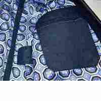 Veste en cuir d'autruche véritable pour homme sur mesure, veste bomber en cuir d'autruche véritable bleu de luxe, vêtements d'extérieur OEM
