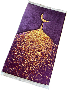 Tappeto da preghiera imbottito imbottito in schiuma spessa 2.5 CM turco imbottito morbido tappetino islamico Sejadah Janamaz pieghevole lavabile