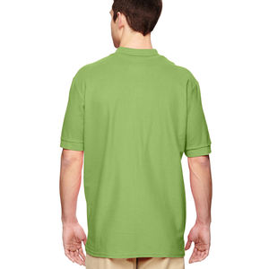 Polo de piqué sólido de ajuste clásico para hombre, camiseta Polo de mezcla seca para hombre - Product Image 3