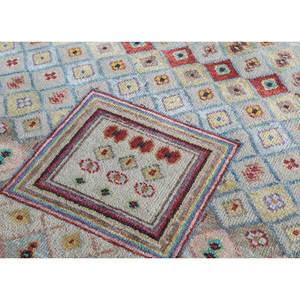 พรมไหมไผ่ผสมขนสัตว์ถักมือ รุ่น Manchaha Lev-703 สีงาช้าง หนา 10 มม. ลายเรขาคณิตนามธรรม สำหรับตกแต่งบ้าน ทางเดิน รูปทรงสี่เหลี่ยมผืนผ้า - Product Image 3