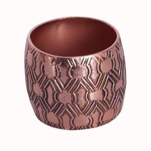 ANNEAU DE SERVIETTE MARTELLÉ EN CUIVRE APPAREIL DE FÊTE TABLE ANNEAU DE TISSU DE SERVIETTE DÉCORATIF - Product Image 6