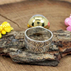 Bague romantique en argent sterling 92,5 avec quartz rose naturel taillé 11,70 mm, plaqué rhodium, ensemble de bijoux fins, incrustation 11,70 g - Product Image 3