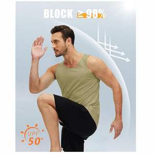 Camiseta sin mangas deportiva OEM personalizada para hombre, culturismo, gimnasio - Product Image 5