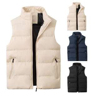Unique Quality Custom <b>Waistcoat</b> for Winter Customize Custom Padding Bubble <b>Quilted</b> Sleeveless Vest Warm Winter Puffer Vest Men - Product Image 4