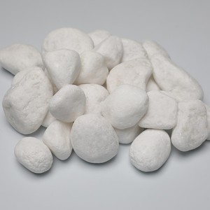 หินกรวดสีขาวเวียดนามขายส่ง รูปทรงกลมธรรมชาติ สำหรับตกแต่งสวนและภูมิทัศน์ - Product Image 6