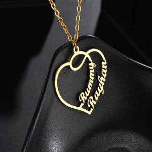 Collar con colgante de estrellas de Metal de latón personalizado, collar con nombre para mujeres y hombres, joyería de boda y compromiso - Product Image 6