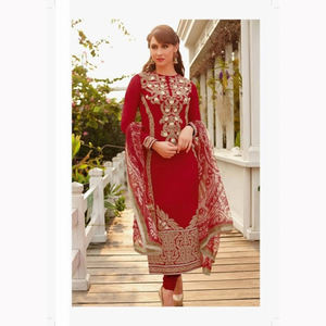 Vestidos de trabajo informales hermosos de Salwar Kameez de seda de marca india y pakistaní de alta calidad, ropa al por mayor - Product Image 5