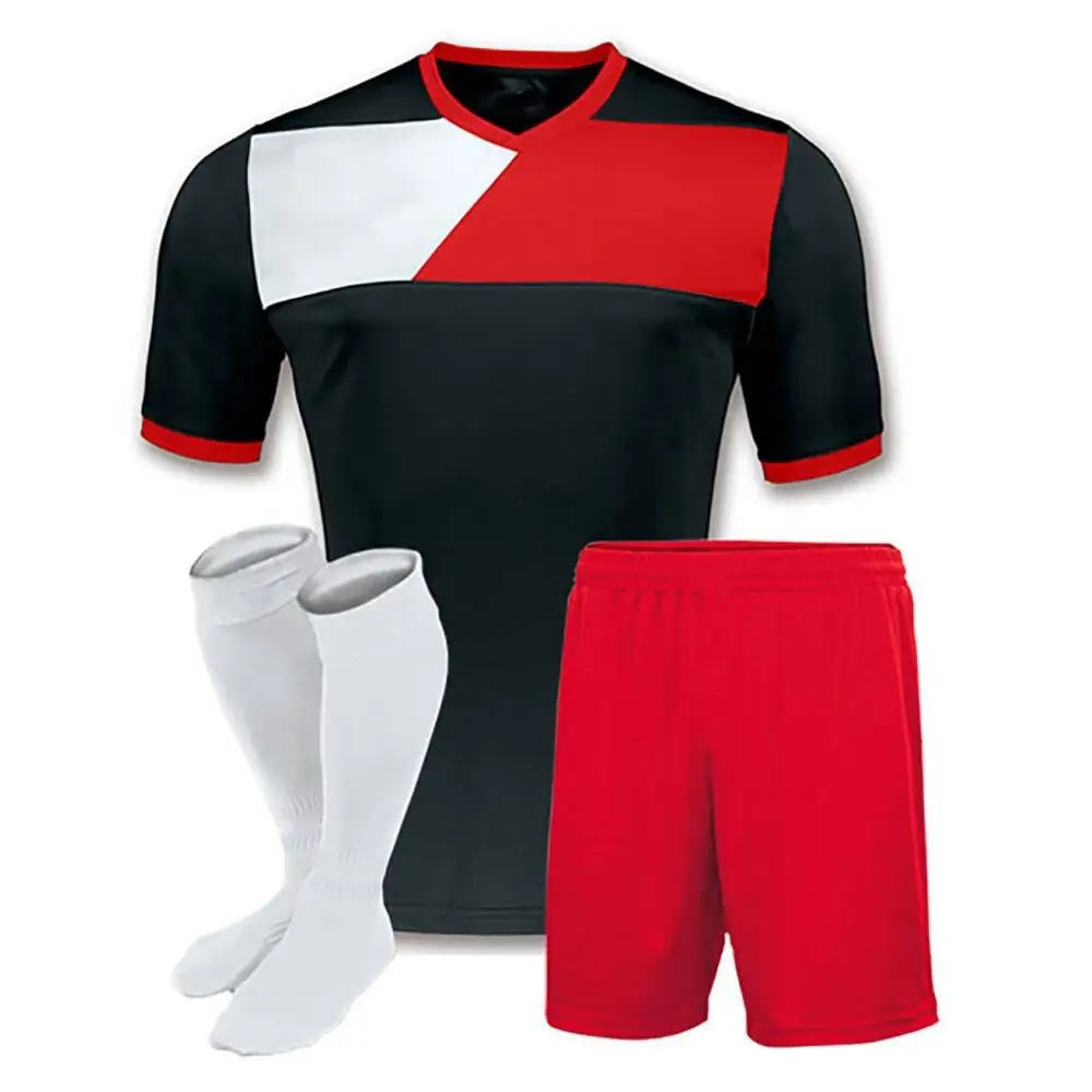 Maillots de football pour hommes Maillot de football pour enfant Uniforme de football à manches longues Short de football Uniformes de football d'entraînement