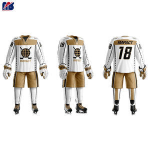 Gran oferta, camiseta de hockey sobre hielo de calidad superior, logotipo personalizado, tamaño para niños, tamaño adulto, uniformes de hockey sobre hielo sublimados personalizados - Product Image 6