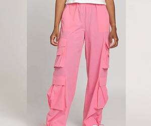 Pantalones Cargo Cómodos para Mujer, Ligeros, de Alta Calidad, Ecológicos, Resistentes al Viento, Transpirables, Colores Personalizados, Servicio OEM, Gran Venta - Product Image 2