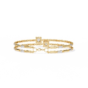 Fabulous 18K <b>Gold</b> Lab Grown Diamond Bracelet & <b>Bangle</b> Luxurious Jewelry Accessory - Product Image 5