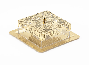 Bandeja Decorativa Árabe de Lujo, Artículo Perfecto para Exhibición en la Sala de Estar y Estilo Interior Cultural - Product Image 4