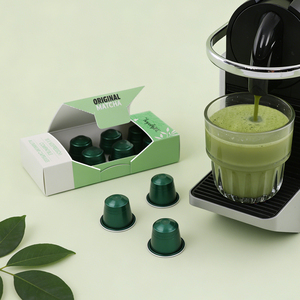 Bespritgift 6A กล่องใส่มัทฉะแคปซูลชงชามัทฉะเกรดสำหรับเป็นของขวัญของคนรักกาแฟมัทฉะ - Product Image 2