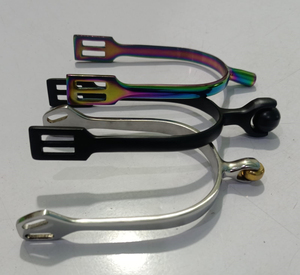 Éperons de cheval en acier inoxydable anglais de qualité supérieure pour hommes, confortables pour l'équitation en plein air, éperons d'équitation western - Product Image 5