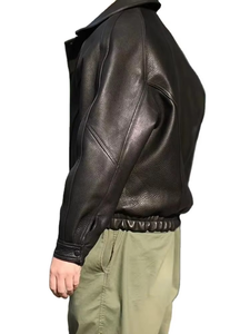 Chaqueta Impermeable para Hombre de Alta Calidad, Precio al por Mayor, Chaqueta de Cuero para Hombre, Chaqueta de Cuero de Talla Grande, Logotipo Personalizado - Product Image 3