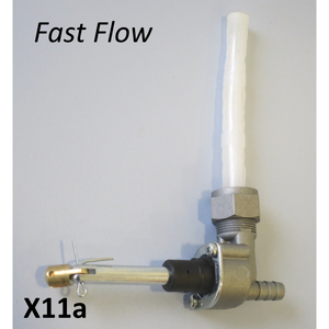 Robinet à essence 'Fast Flow' à sortie arrière, fabrication italienne, pour Lambretta tuning - Product Image 1