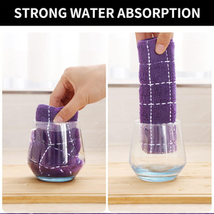 Haute qualité personnalisé coton cuisine torchon vaisselle chiffon de nettoyage épaissi antiadhésif huile torchon bio réutilisable serviette - Product Image 3