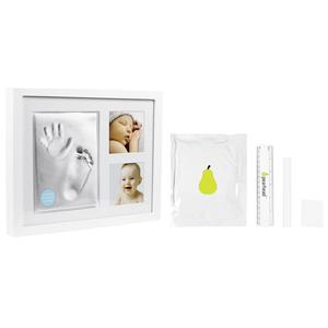 PEARHEAD Marco de fotos 'Baby' para 2 fotos con huellas, incluye rodillo de arcilla para modelar marcos de fotos, talla L, para recuerdos de bebé - Product Image 1