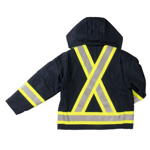 Veste de travail de sécurité personnalisée avec logo, imperméable et réfléchissante pour les travailleurs, prix de gros avec expédition et livraison - Product Image 3
