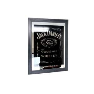 Espejo de Pared con Marco Negro de Lujo Jack Daniel's Classic Mirror Black Label XL-30x40 cm, Espejo Grande con Marco de Latón Elegante para Decoración de Hoteles y Salas de Estar - Product Image 6