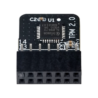 Module de plateforme sécurisée ASUS TPM 2.0 SLB9670VQ 14 broches (14-1 broches) SPI pour carte mère ASUS, module TPM 2.0 pour PC