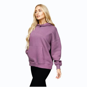 Pull à demi-fermeture éclair coupe ample sweats chauds pour femmes sweats en molleton de coton sweats à capuche respirants anti-rides pour femme - Product Image 2