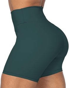 Pantalones cortos de entrenamiento de cintura alta para mujer, pantalones cortos de gimnasio de yoga y a prueba de sentadillas sin costuras, fabricación personalizada para mujer - Product Image 3