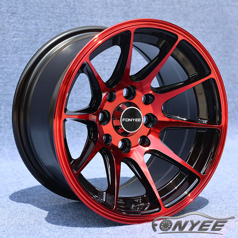 Black machine face+red transparent paint