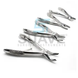 Ensemble de pinces à extraction dentaire pour molaires inférieures et supérieures Instruments de chirurgie dentaire de qualité supérieure par SUAVE INSTRUMENTS SURGICAUX