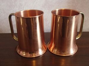 Tasse classique en cuivre pur à 100 %, faite à la main, de haute qualité, pour boissons, hôtel, bar, maison, école - Product Image 6