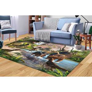 Dinosaur <b>Rugs</b>, Dino <b>Rug</b>, Boy Room <b>Rug</b>, Children <b>Rugs</b>, Gift For Him,<b>Chenille</b> <b>Rug</b> - Product Image 2