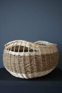 Vente en gros jardinière en rotin tissé à la main paniers pour pots de fleurs décoration de la maison paniers en osier pots pour plantes d'intérieur décoration de table - Product Image 6