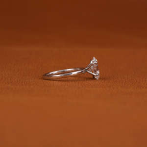 2.0 CT Oval Cut Lab Grown Solitaire Engagement Ring 14KT Solid White Gold Gold Conflict Free Diamond <b>Birthday</b> Gift Ring <b>Her</b> - Product Image 5