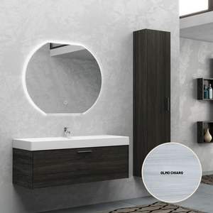 Alvin Nordikflat a parete Base lavabo 1 cassetto 100x46x33 cm colore olmo chiaro dimensione 100x44.5 xh33 cm - Product Image 5
