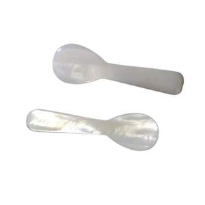 Cuchara de Caviar Blanca de Lujo, Cuchara de Concha de Nácar para Restaurante, Cafetería, Tienda, Venta Directa de Fábrica en Vietnam a Precio Económico - Product Image 1