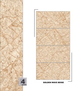 Carreaux de sol et de mur en porcelaine émaillée polie brillante d'aspect de marbre d'onyx de haute qualité 60x120 600X1200 - Product Image 1