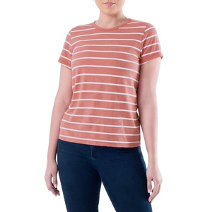 Ropa Deportiva de calidad Premium para mujer, camisetas de manga corta con cuello redondo, de nuevo estilo camiseta a rayas, ropa de gimnasio - Product Image 2