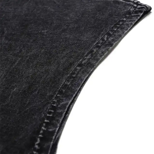 OEM Custom High Streetwear Gym Wear <b>Sleeveless</b> Tee Athletic Distressed Men Vintage Stonewashed Oversized Tank <b>Top</b> 100% Cotton - Product Image 6