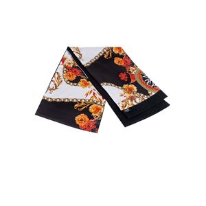 ผ้าพันคอสองด้านพิมพ์ลายดิจิตอลสีกรมท่า - Product Image 1