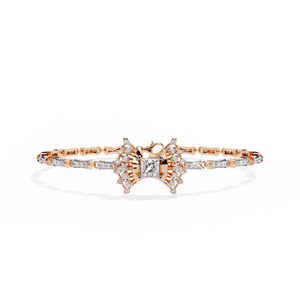 Pulsera de Diamantes Cultivados en Laboratorio de Oro de 18K, Hermosas Pulseras y Brazaletes de Diamantes - Product Image 5