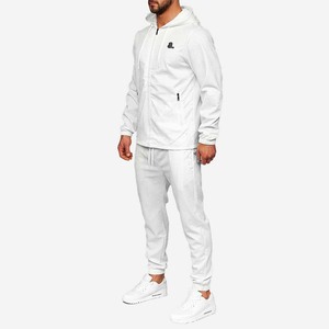 Ensemble de survêtement d'entraînement et de jogging pour homme, nouvelle mode, deux pièces, avec cordon de serrage, respirant, idéal pour l'hiver, qualité supérieure, 100% coton épais - Product Image 2