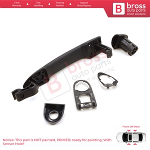 Manija de apertura de puerta exterior BDP1166 con orificio para sensor 806706656R para Fluence, Megane 3, Clio 4, Scenic 3, Captur 1 - Product Image 5