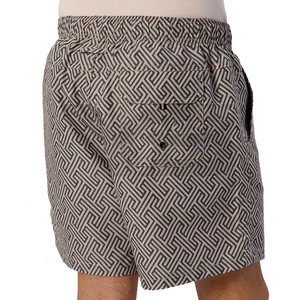 Pantalones cortos informales con estampado de sublimación personalizado para hombre, pantalones cortos transpirables de cintura media de poliéster 100% con cierre de cordón - Product Image 3