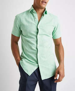 Verano nueva tendencia verano algodón Turn Down Collar Fitness camisas botón completo Polo camiseta - Product Image 4