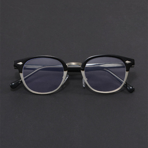 Gafas de Alta Calidad con Protección Anti Luz Azul para <span class=keywords><strong>Hombre</strong></span>, UV400, Ópticas Clásicas, Transparentes, Blancas, Plateadas, de Metal, Redondas, Graduables, 2025 - Product Image 5