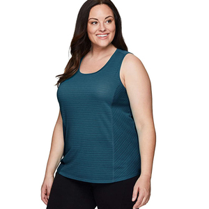 Nouveau débardeur pour femme de qualité supérieure, respirant, séchage rapide, grande taille, 100 % polyester, décontracté, pour la gym, sans manches, personnalisable - Product Image 1