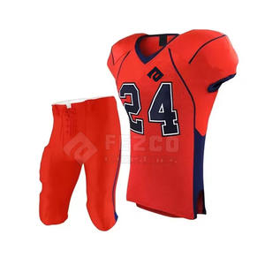 ชุดยูนิฟอร์มอเมริกันฟุตบอลคุณภาพพรีเมียมแบบกำหนดเองสำหรับผู้ชาย แขนสั้น ผลิตในปากีสถาน สำหรับทุกฤดูกาล - Product Image 2