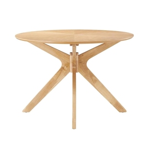 Mesa de comedor de madera ovalada de cruce de lujo de Vietnam, impuesto de importación 0% y muchos incentivos atractivos para distribuidores - Product Image 1