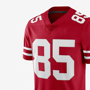 Maillots de football américain pour adultes/seniors, séchage rapide, coupe ajustée, respirant, 100% polyester, vêtements de sport personnalisables avec maillot - Product Image 3